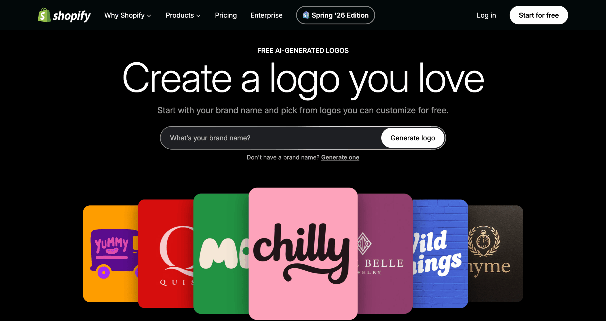 free logo maker for beginners with no design skills Shopify