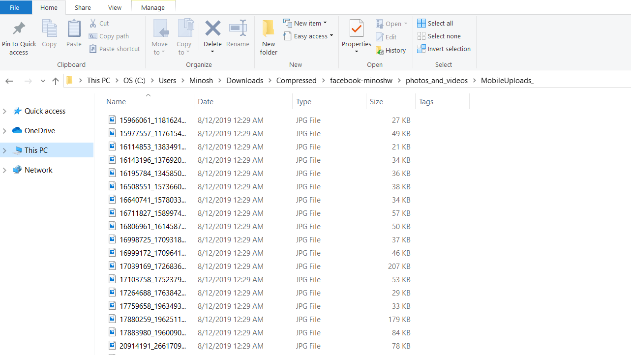 View Downloaded files at once
