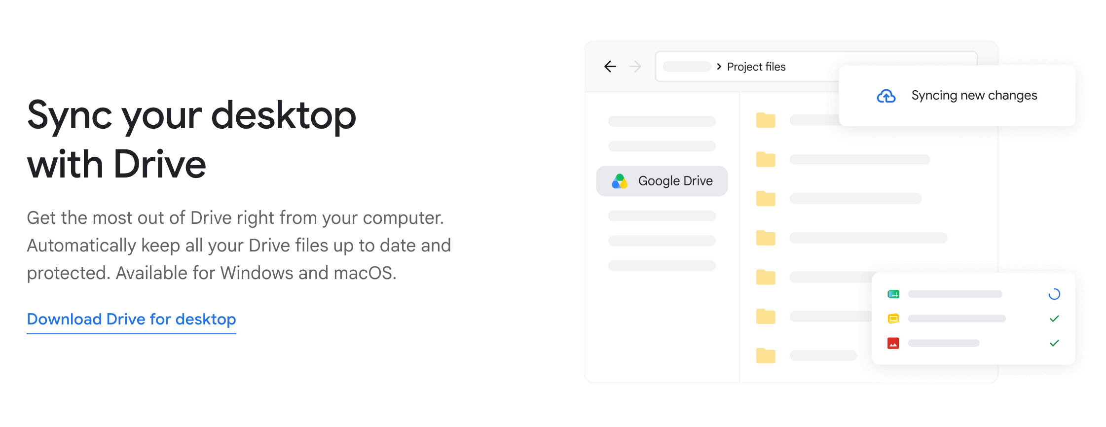 Sync All Your Files Using Google Drive.