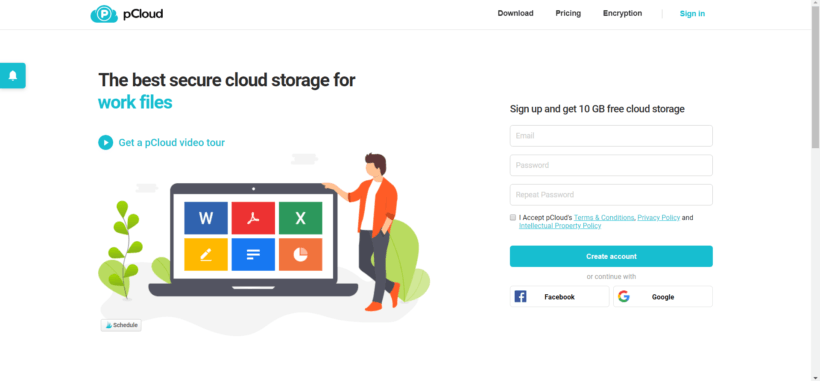 pCloud cloud storage

