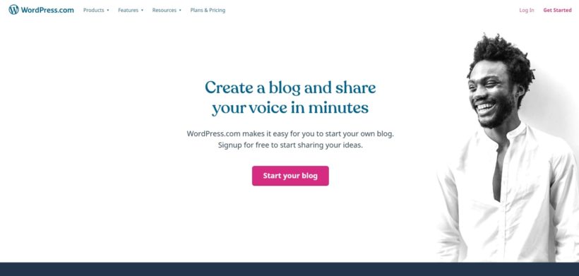 Best blogging platforms: wordpress.com