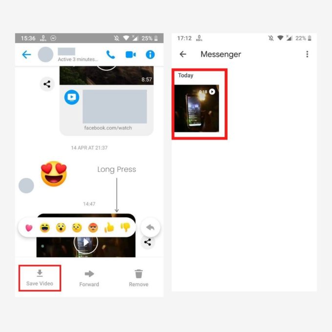 How to Save a Video from Facebook Messenger on Android