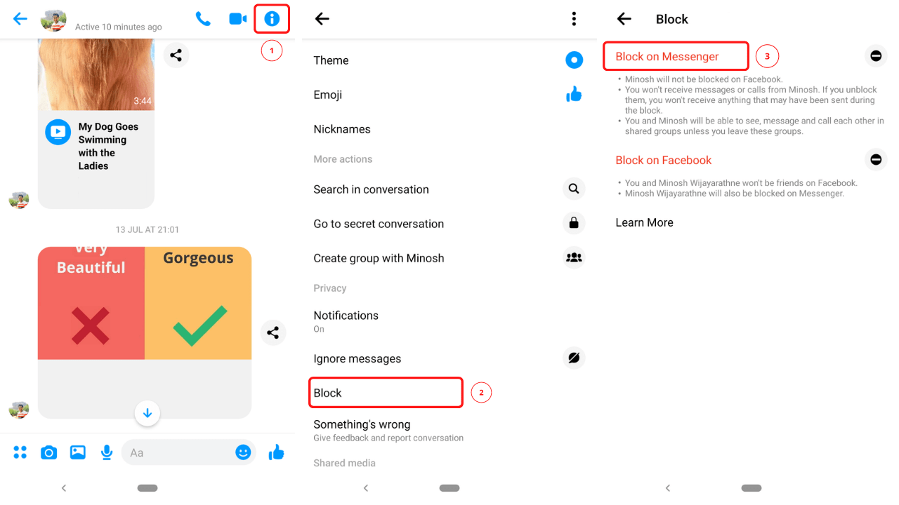 How to Block Someone on Messenger