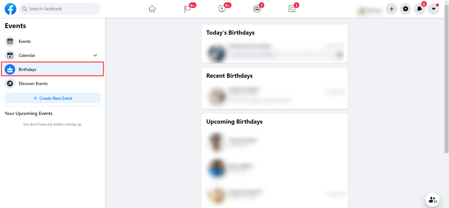 How to Find Birthdays on Facebook 1