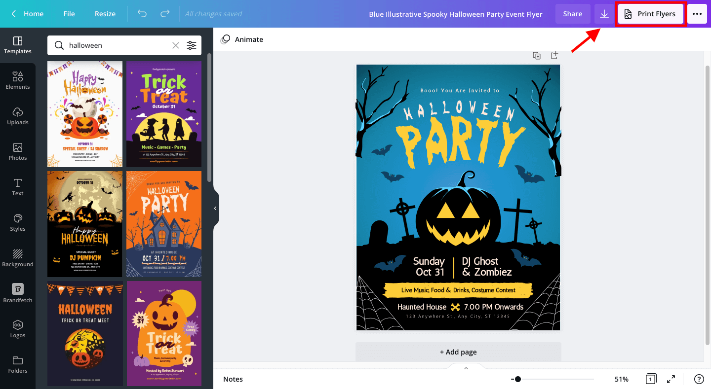 How to Make a Halloween Flyer