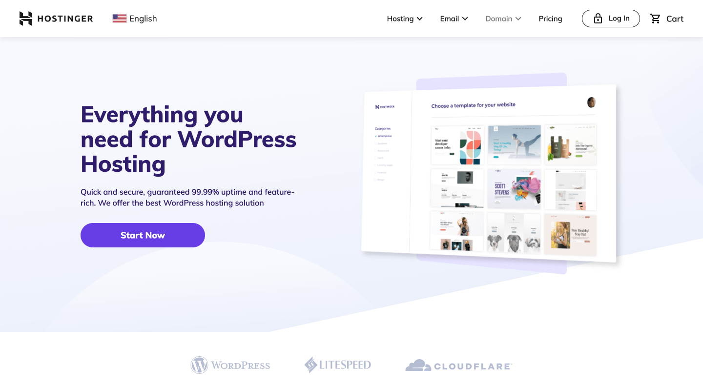 Everything you need for WordPress Hosting