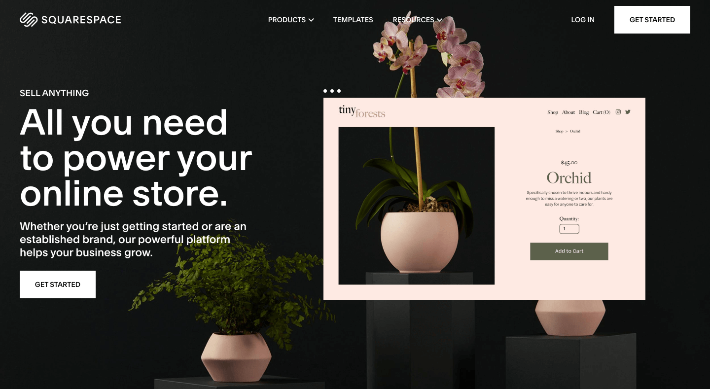 square space eCommerce