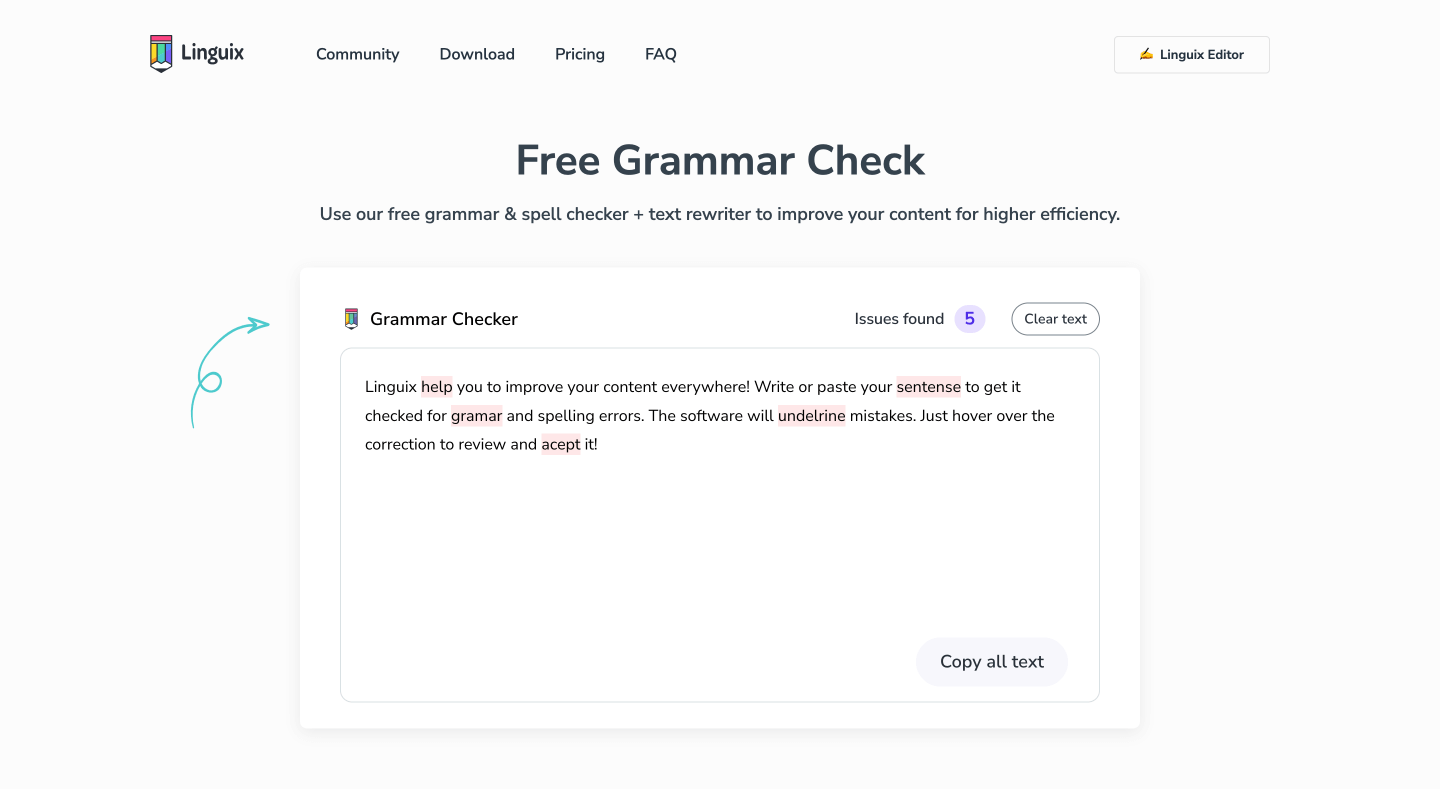 Linguix - free Grammarly alternative