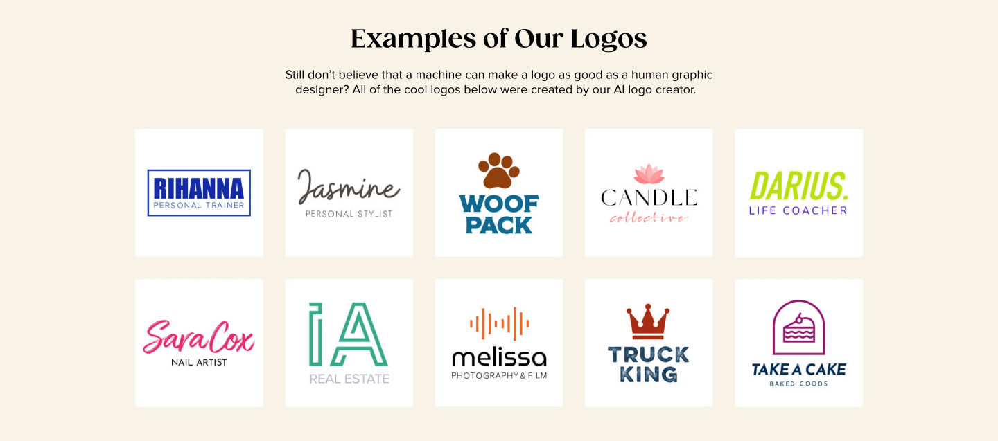 Tailor Brands Logos