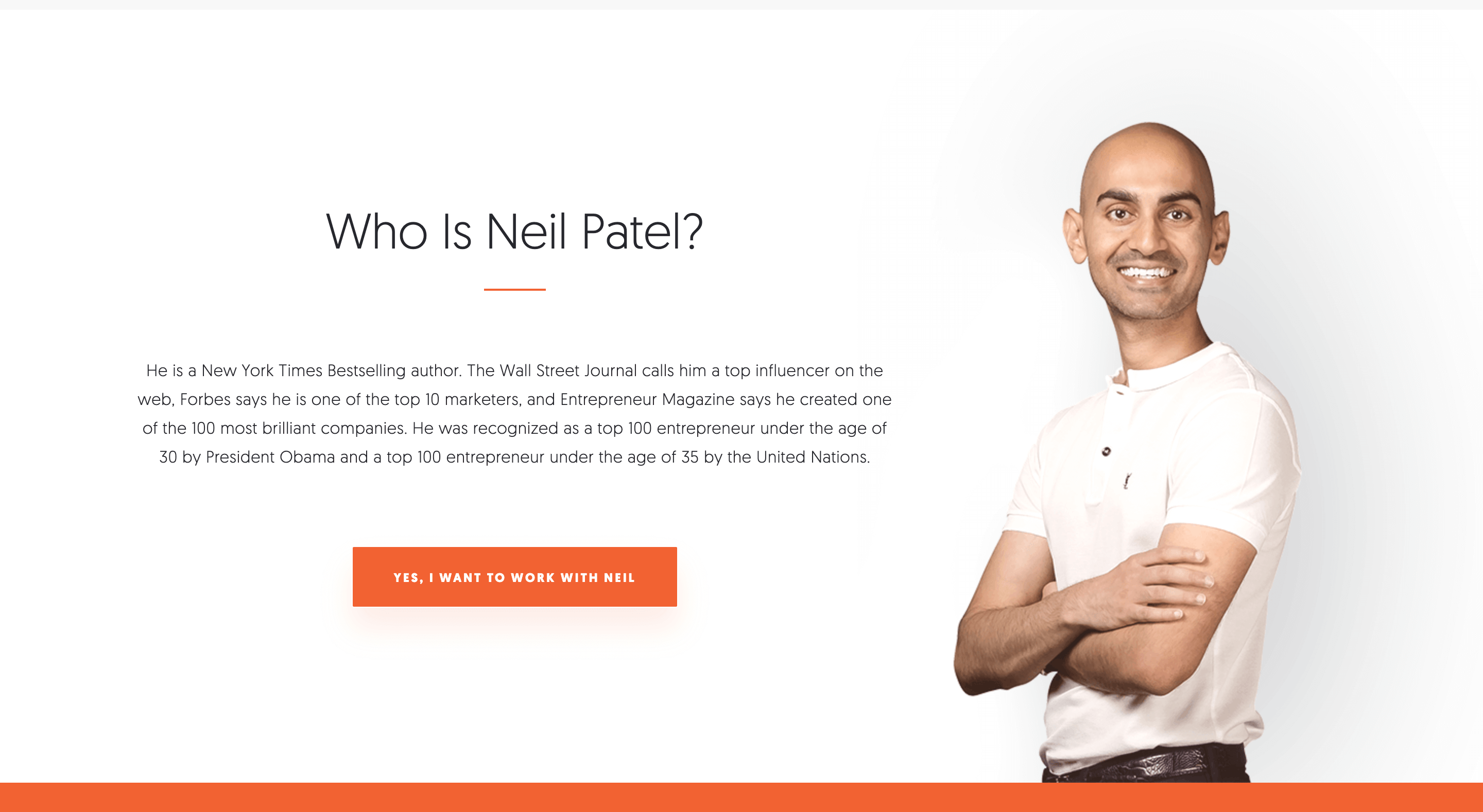 Personal Branding Blog Example: Neil Patel’s Blog