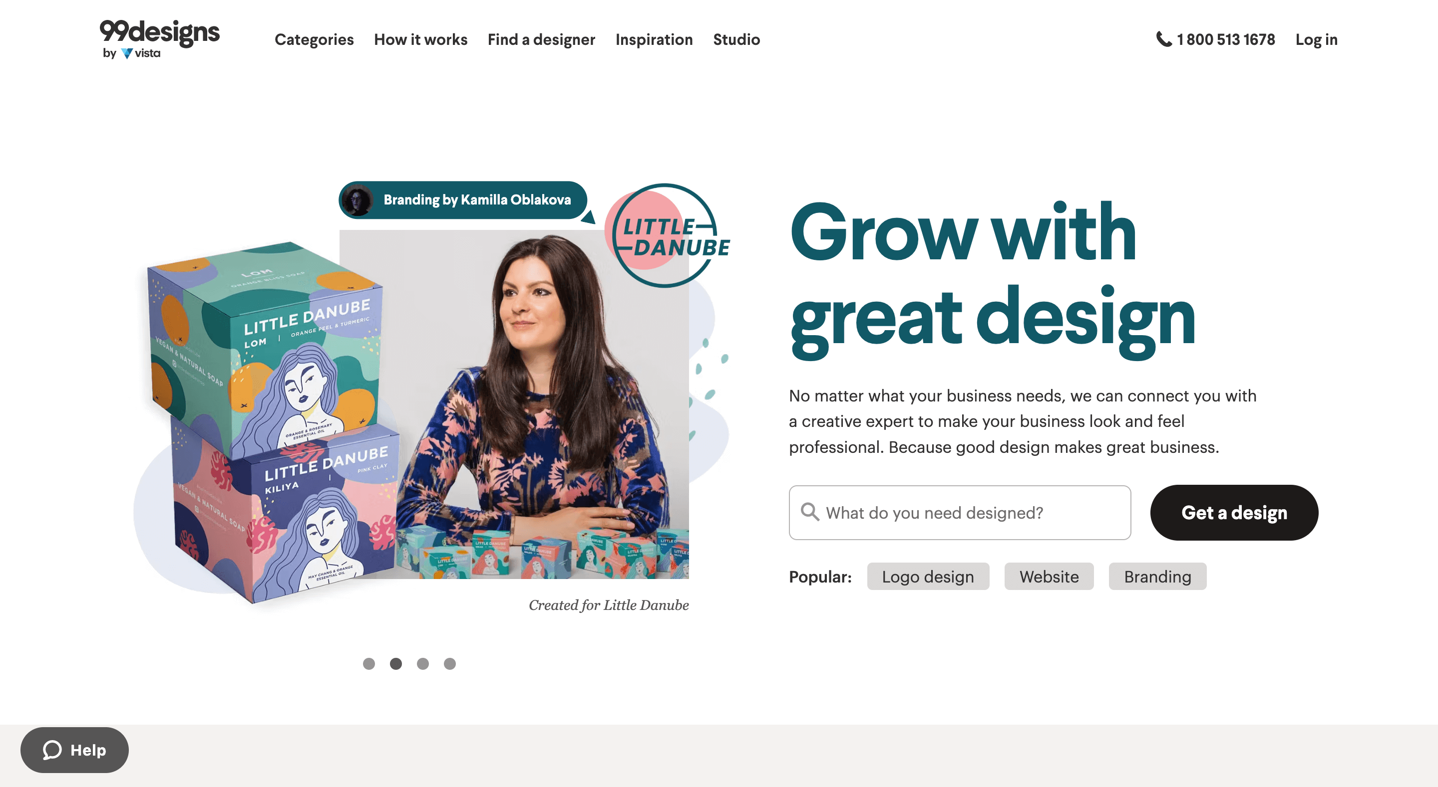 99designs graphic design website