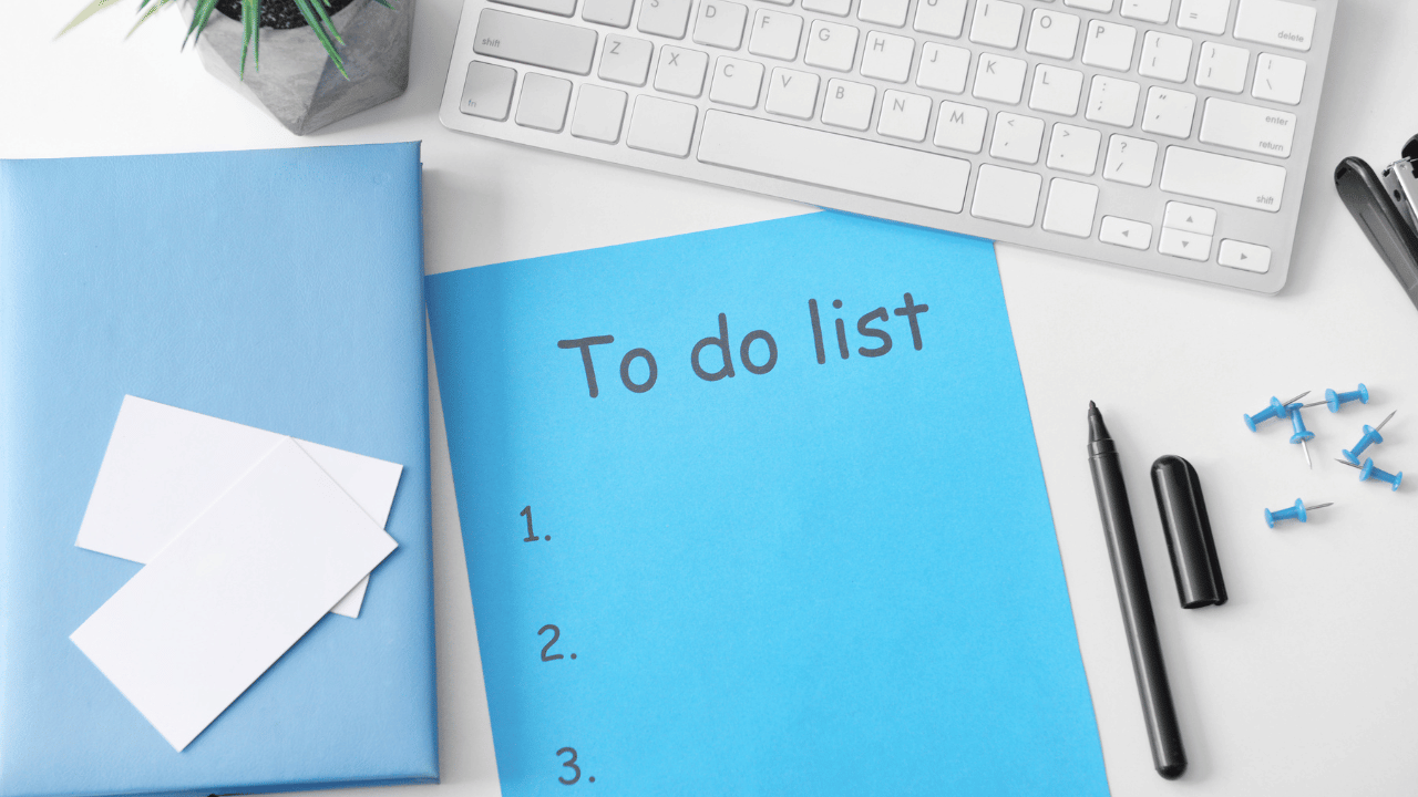 Daily To-Do List Ideas List