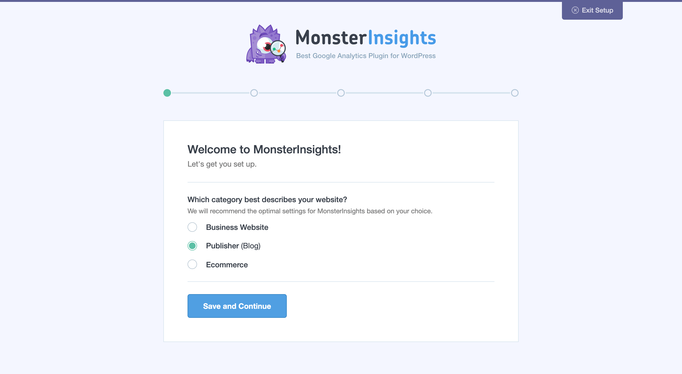 Monsterinsights WordPress Plugin