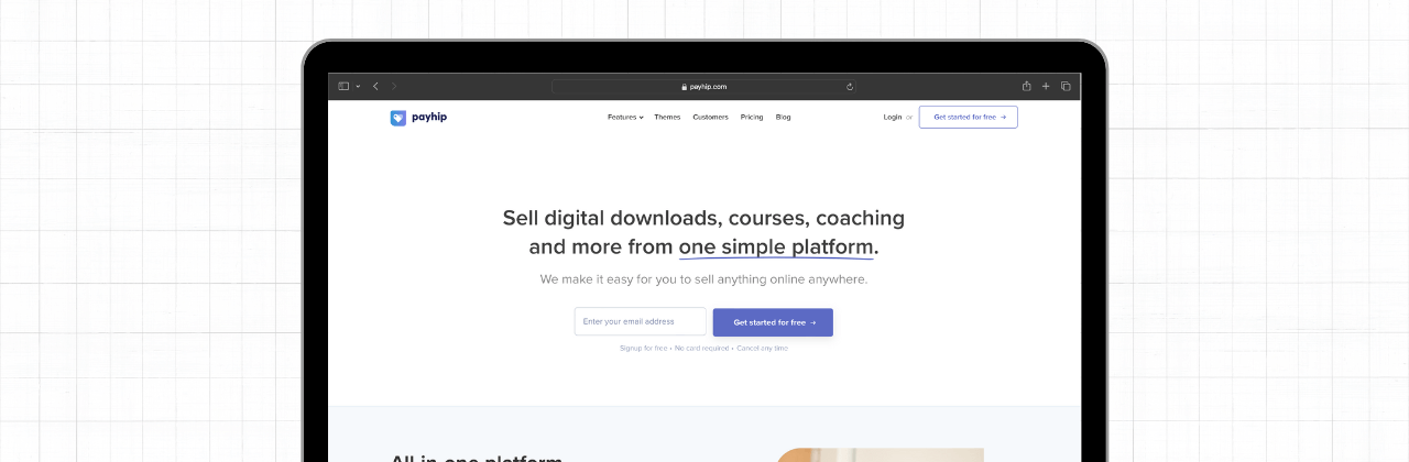 Sell digital downloads through Payhip