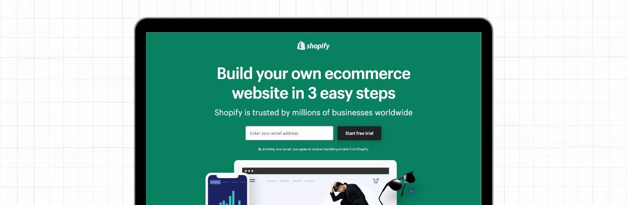 Shopify Homepage: Small Business Ideas for Teens - Build your own ecommerce website