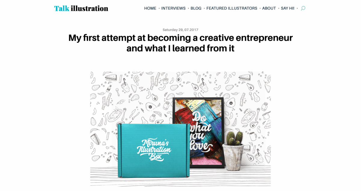 talkillustration.com Website